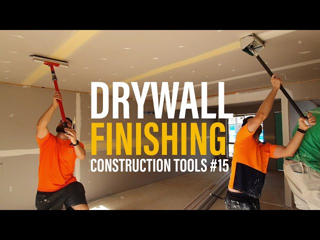 NORTHSTAR DRYWALL FLAT BOX WITH LEVEL5 SKIMMING BLADE | Drywall Finishing Construction Series #15