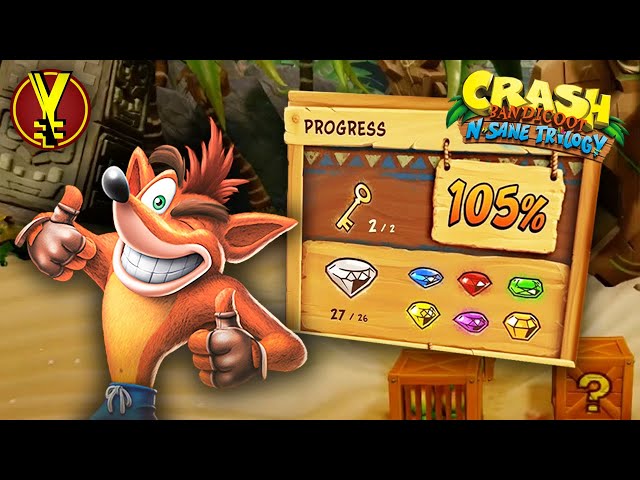 Completing Crash Bandicoot Was N-SANE!!!