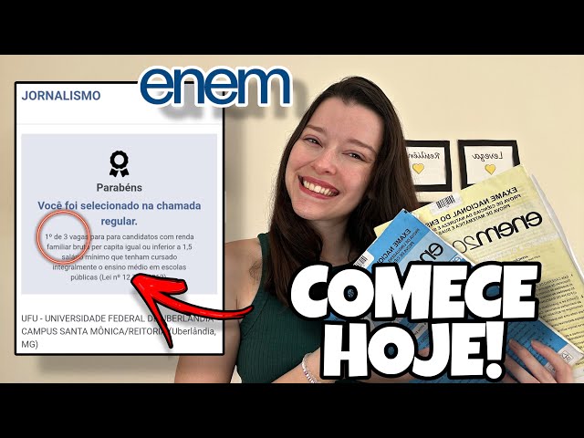 COMO COMEÇAR A ESTUDAR PARA O ENEM 2024 SOZINHO E DO ZERO😱 l Como estudar para o Enem!