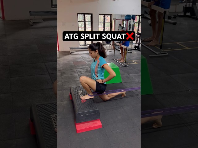 NEVER DO THIS MISTAKE TO STOP YOUR GAINS #anklejoint #hipjoint #atgsplitsquat #mobility #kneehealth