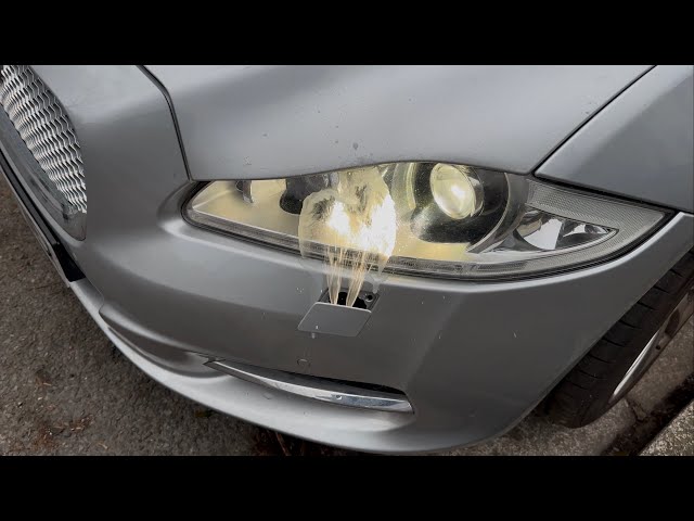 How2 replace bumper light washers on Jaguar XJ X351