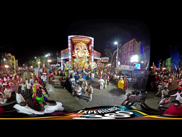 Khairathabad Ganesh 2019 in Virtual Reality VR 360 degrees