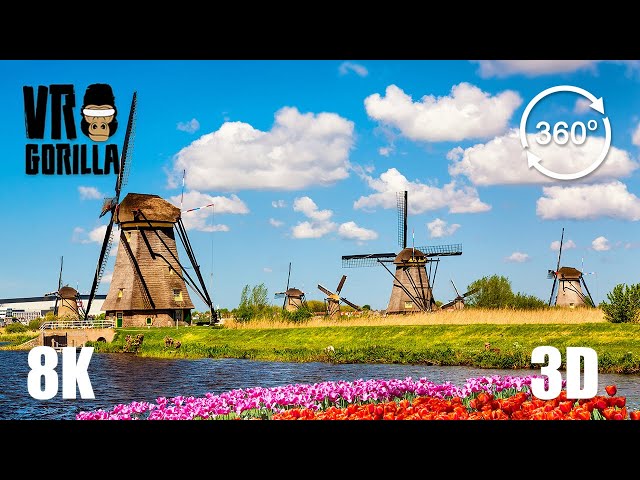 This is Holland: Top Touristic Attractions in the Netherlands in 3D - 8K 360 VR Video (short)