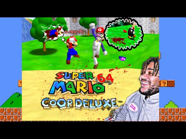 I FORCED MY FRIEND TO PLAY MARIO 64 ONLINE(GORE/HARD MODE!!)BEST MOD EVER @DevCapo