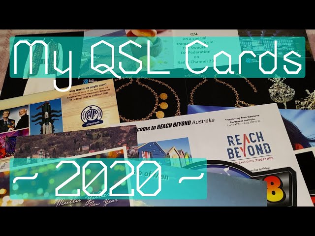 My QSL Cards from 2020 (Radio Taiwan, Radio 208, Manx Radio, AIR, SDXF, RAI & More!)