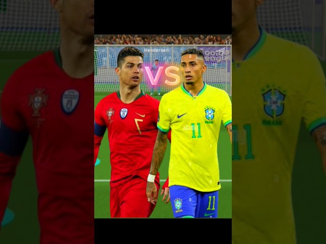 Ronaldo vs Raphinha perfect shot #penaltyshoot #highlights #football #shorts #viralvideo #ronaldo