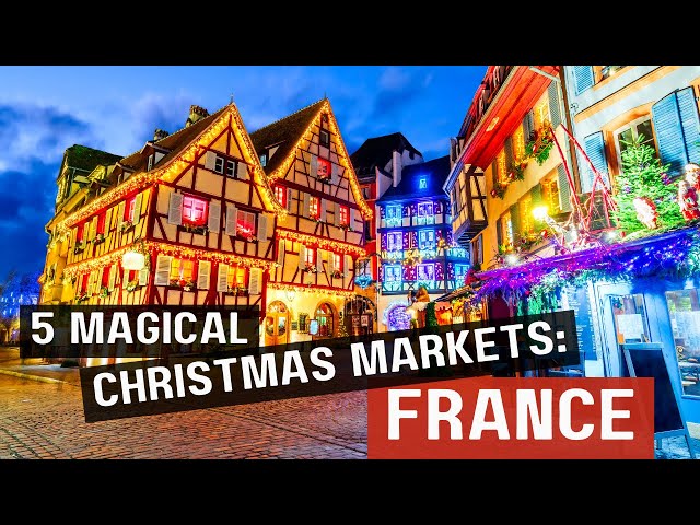 Strasbourg Christmas Market | Colmar Christmas Market | Paris Christmas Market, Travel Vlog 4K