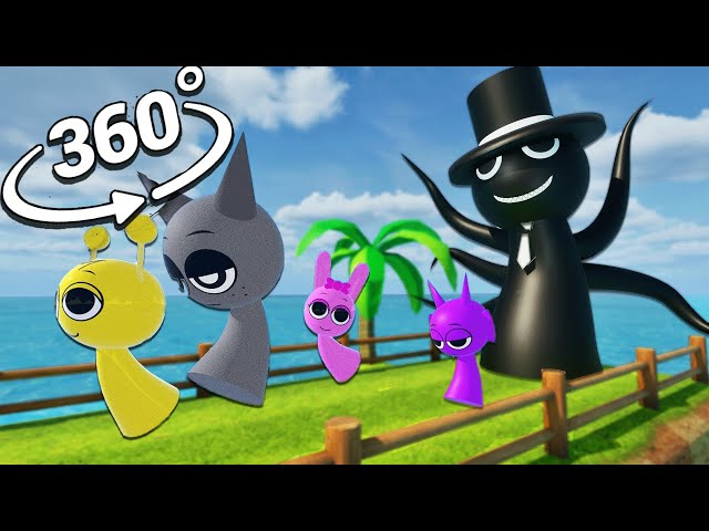 Incredibox Sprunki Chase You ! | 360° VR