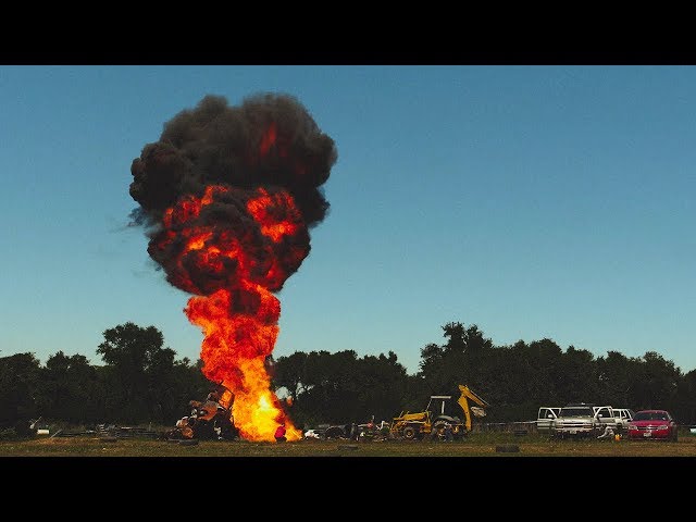 The Mechanics of a Hollywood Pyrotechnic Blast