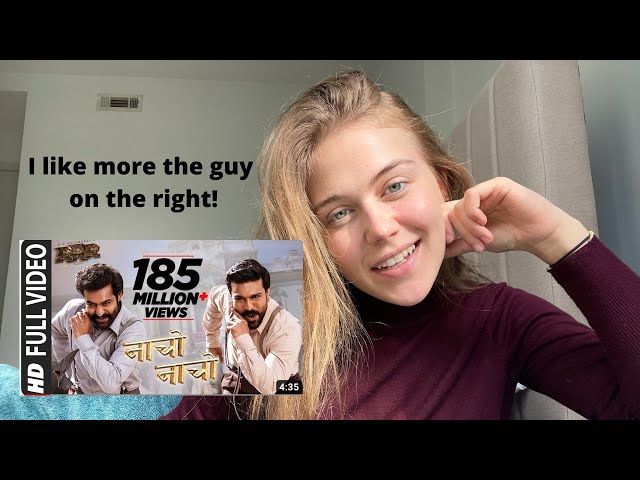 Russian Girl Reacts to Naacho Naacho - NTR, Ram Charan, M M Kreem, SS Rajamouli, Vishal Mishra