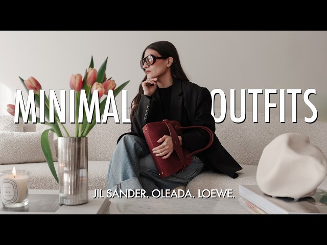 MINIMAL OUTFIT IDEAS WITH OLEADA | DarkPark, Maison Margiela, The Frankie Shop, Acne Studios, Loewe