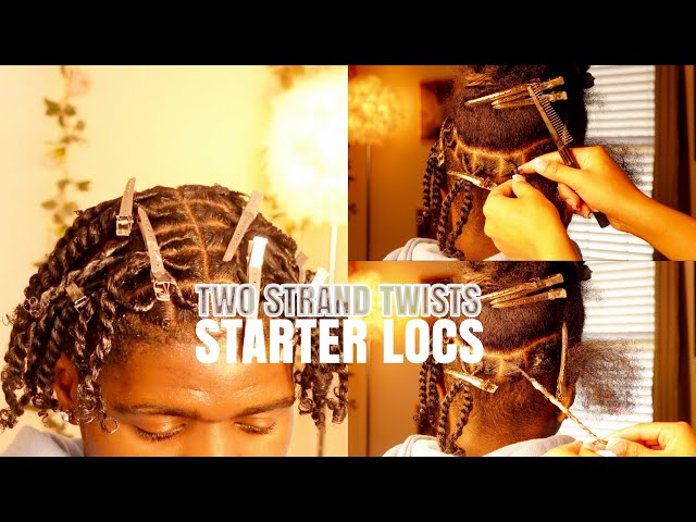 how to: starter locs, two strand twists method tutorial | Nylajai'ne