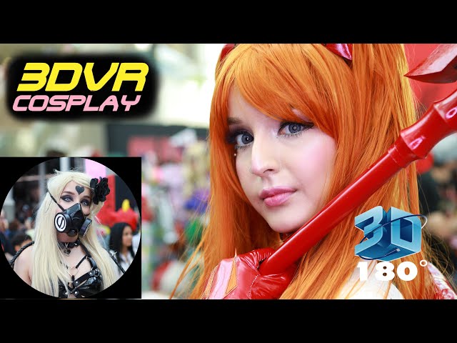 3DVR Evangelion Asuka Langley, One Punchman Slingshot S, Cosplay, KutieKitten, エヴァ アスカ コスプレ