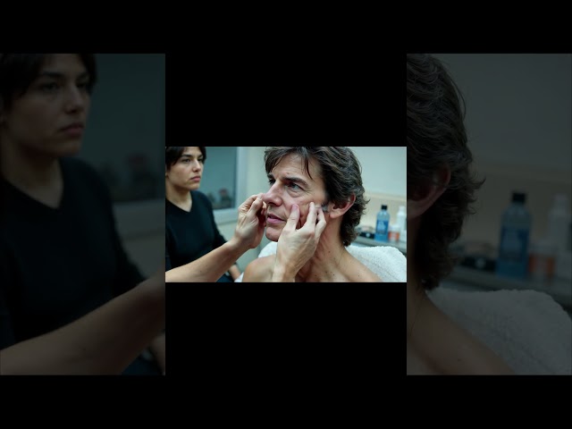 WHOA, So this is how Tom Cruise keeps his face looking young.