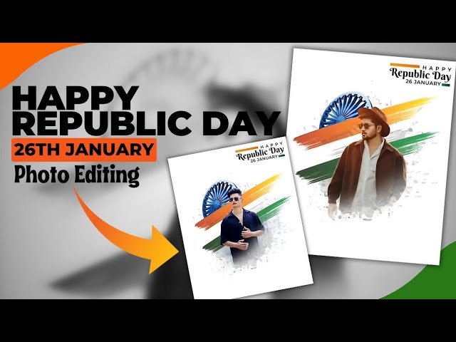 26 January Photo Editing Tutorial 2025 | Republic Day Special Editing on Mobile