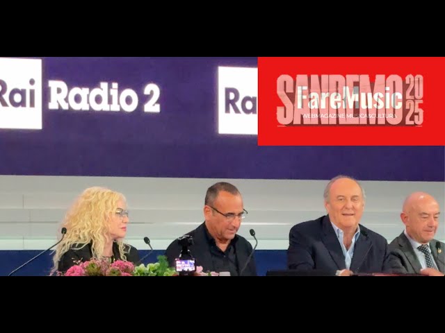 Gerry Scotti e Antonella Clerici in Conferenza Stampa  - 10.02.2025