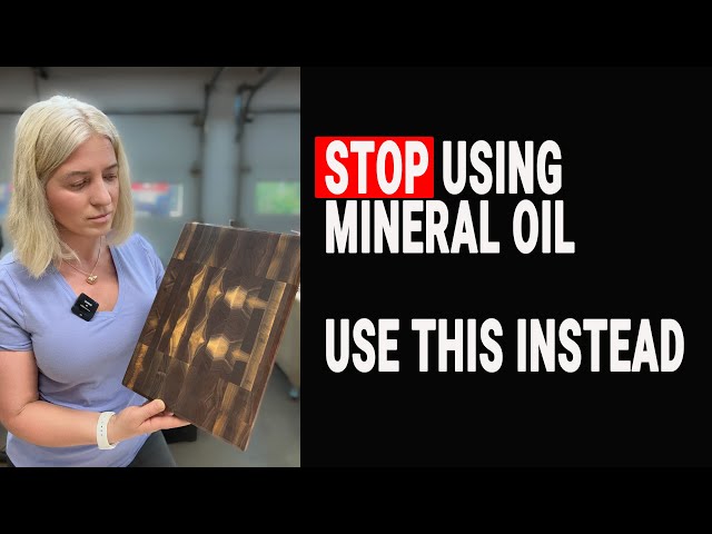 STOP using mineral oil on your cutting boards! Use THIS instead!