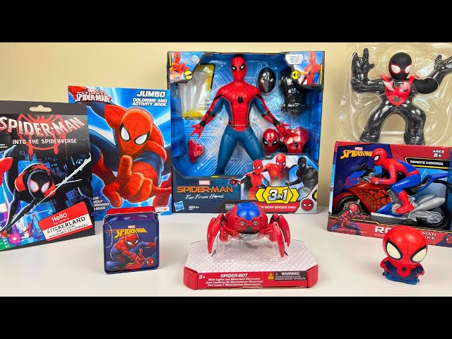 Marvel Spiderman Toys Unboxing Review l Spider Bot | Spiderman RC Motorcycle & Spiderweb Launcher