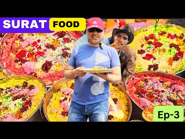 Surat Street Food |Rs 11000/kg 24 ct Gold Salam Pak | Surti Ghari | Jaani Locho | Khaja | Ghughra |