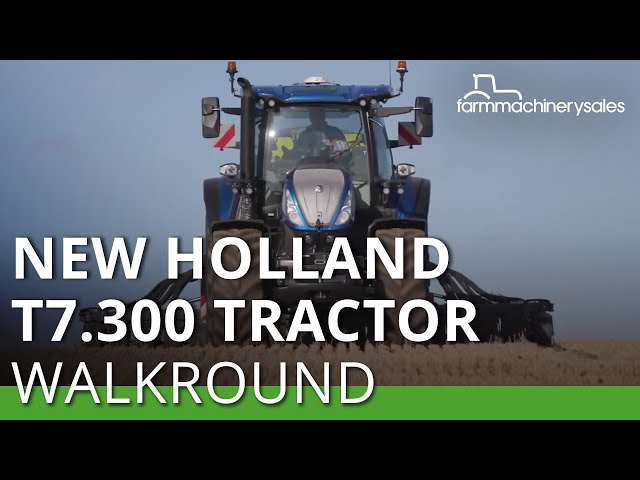 New Holland T7.300 tractor walkaround | Extending premium features to long-wheelbase tractor models