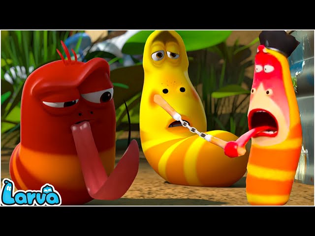 Yellow Hero - Top 10 Funniest Larva Moments – Hilarious Animated Series - LARVA CARTOON MOVIES.