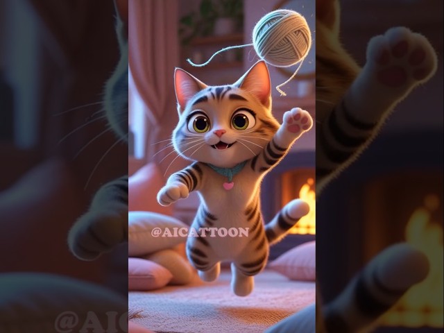 AI Cat Loop: Infinite Cuteness, Dekho Abhi! #shorts #cat #catshorts #catvideos #cats