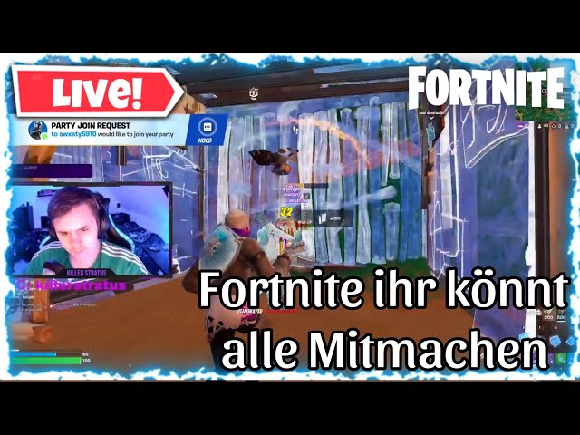 🔴Fortnite ihr könnt mitmachen! Live CC: killerstratus!