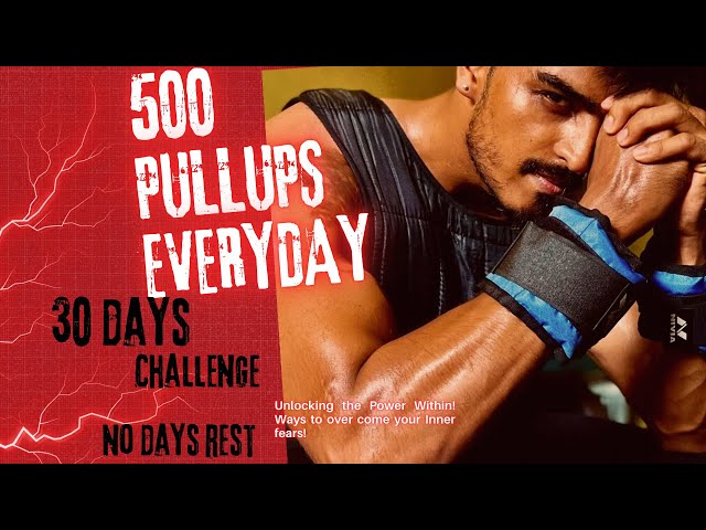 Day 26 - 500 Pullups in a day for 30 days  💀 |India 🇮🇳 |2024|challenge| Fitvirus