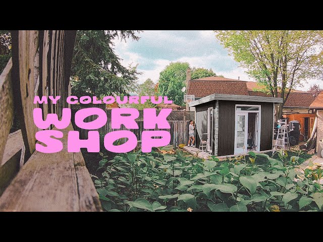 My Colourful Woodshop - Building a Custom DIY Workshop