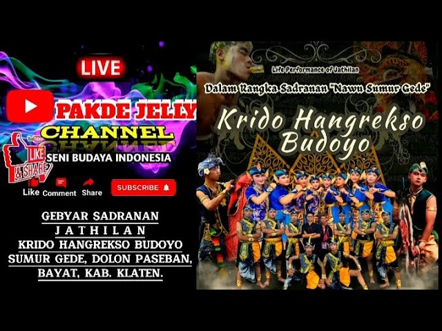 🔴[LIVE] BABAK PUTRA || KRIDO HANGREKSO BUDOYO || DOLON, PASEBAN, BAYAT KLATEN.