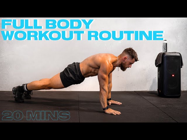 20 MINUTE FULL BODY WORKOUT (NO EQUIPMENT)