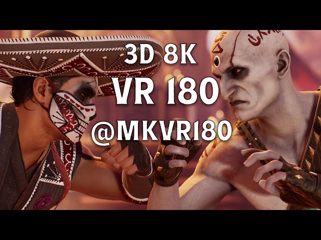 Mortal Kombat VR: Scorpion vs Quan Chi (VR180 8K 3D Battle) | Epic Virtual Fight Scene (MQVR-13A)