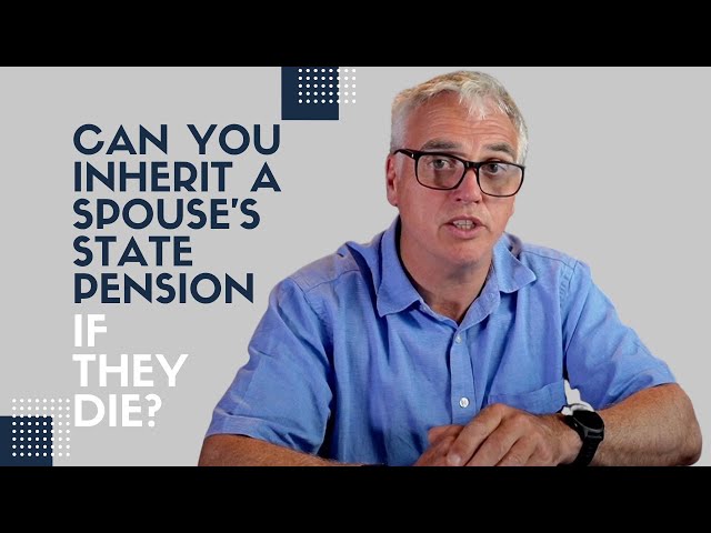 Can you inherit a spouse's state pension if they die?