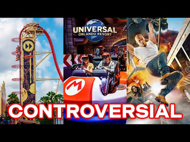 The Most CONTROVERSIAL Rides At Universal Orlando!