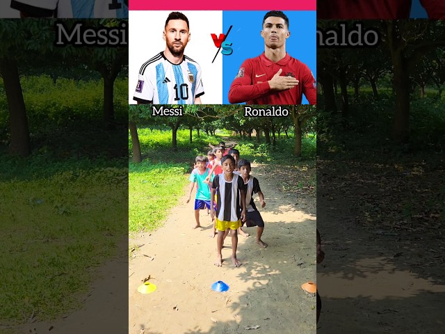 Messi vs Ronaldo fans 🇦🇷vs🇵🇹 You Decide 🙌🏻 The Final Level👑 #shorts #football #speed #challenge #cr7