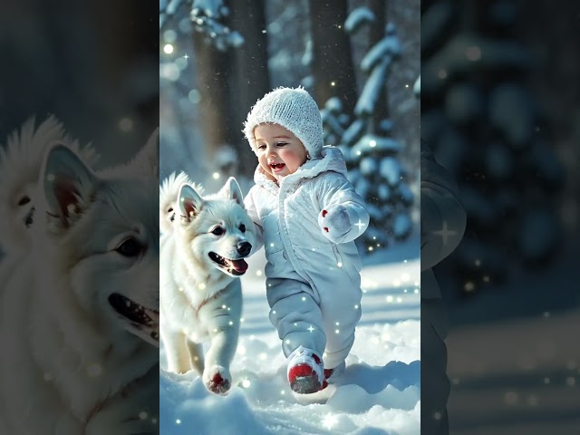 Adorable Baby Show #cutebaby #cute #baby#dog