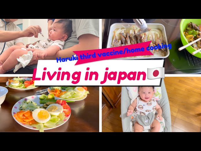 💉Living in japan | housewife diaries | haruki's third vaccine | home cooking | housewife diaries |