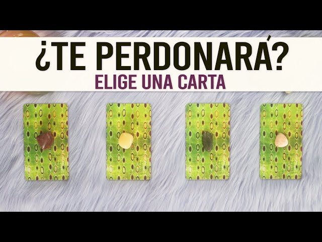 ¿Te perdonará? - Tarot interactivo