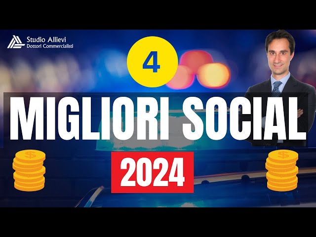 I 4 MIGLIORI SOCIAL DA USARE NEL 2024