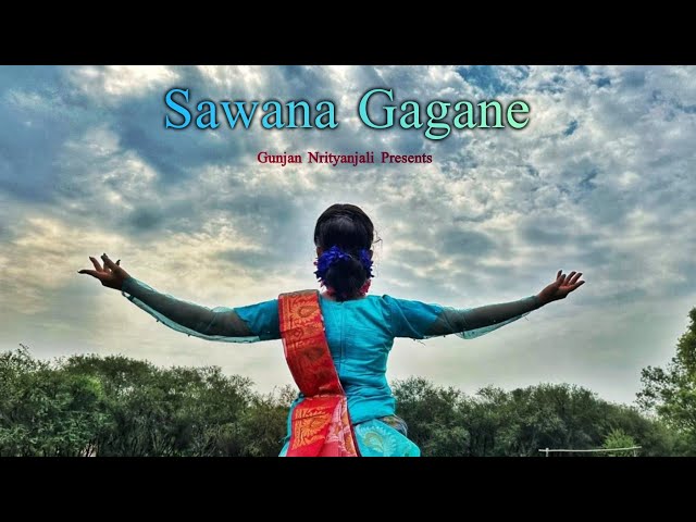 Sawana Gagane Ghor Ghanaghata | Dance Cover By Gunjan Chakraborty| Rabindra Nritya |#rabindrasangeet