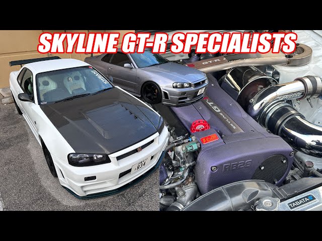 Checking our Skyline GT-Rs at Ichiban IMports - Shop Tour