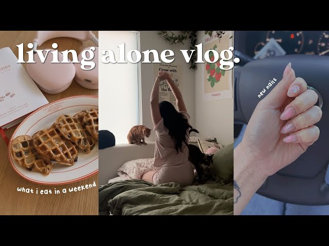 living alone vlog 🎧 what i cook and eat, workout sessions, reset day