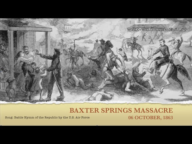 1863-77 Baxter Springs Massacre 6 October 1863