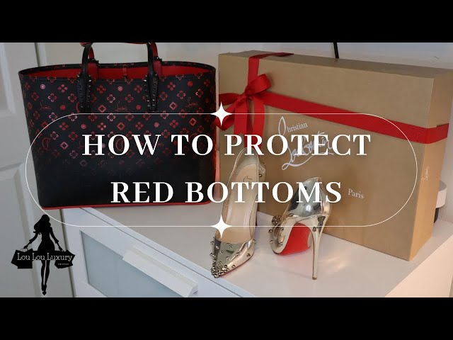 Protect your red bottom stilettos 👠 so you can wear them outside without damaging the red sole.