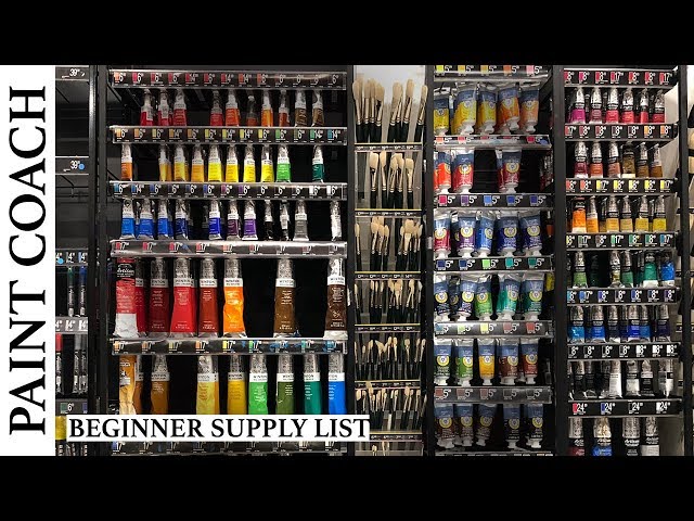 Oil Painting for Beginners | Supply List