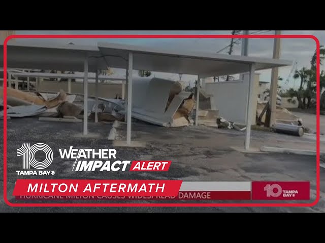 Hurricane Milton aftermath: A look at the damage (11AM)