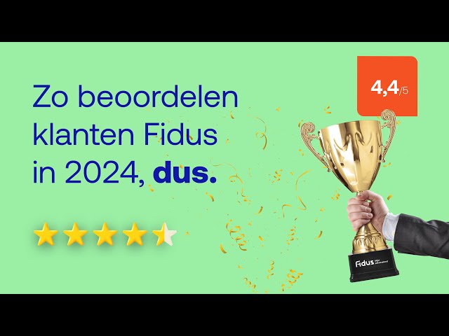 Hoe beoordeelden klanten Fidus in 2024