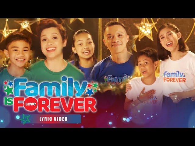 ABS-CBN Christmas Station ID 2019 "Family Is Forever" Recording Lyric Video (With Eng Subs)