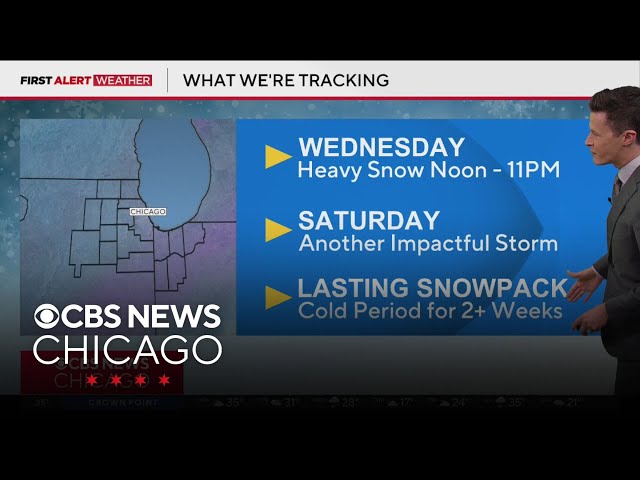 Heavy snow coming Wednesday for Chicago