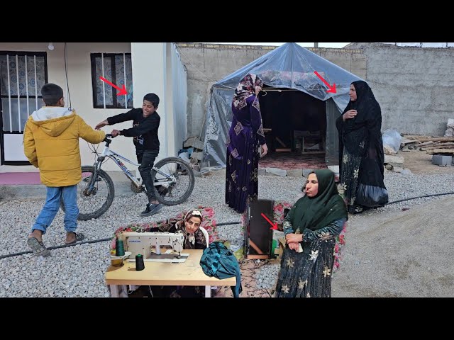 Visiting bonavar Channel for Sewing Traditional Dresses for His Mother by HOSSEIN